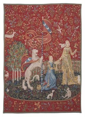Dame a la Licorne - Le Gout Tapestry - 140 x 100 cm (4'7" x 3'3") - Requires Rod Size 3