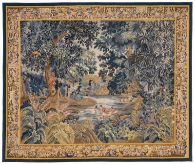 Verdure aux Canards Handwoven Tapestry - 3 Sizes Available