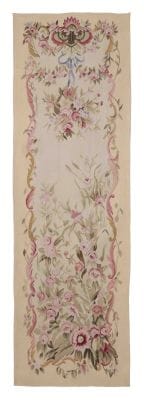 Aubusson Portiere Handwoven Tapestry - 245 x 75 cm (8'0" x 2'5") - Requires Rod Size 2