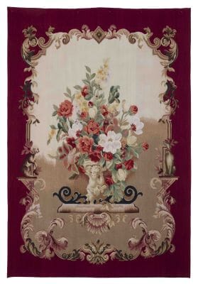 Imperial Vase Handwoven Tapestry - 213 x 146 cm (7'0" x 4'8") - Requires Rod Size 4