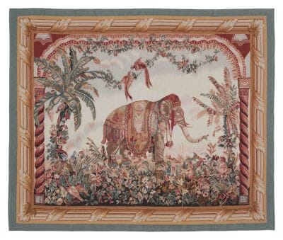 The Elephant Handwoven Tapestry - 136 x 162 cm (4'5" x 5'3") - Requires Rod Size 4