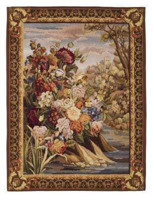 River Bank Bloom Handwoven Tapestry - 156 x 116 cm (5'1" x 3'8") - Requires Rod Size 3