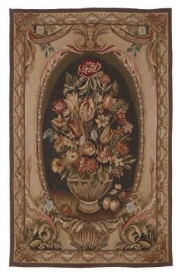 Bay Floral Small Handwoven Tapestry - 140 x 88 cm (4'6" x 2'9") - Requires Rod Size 2