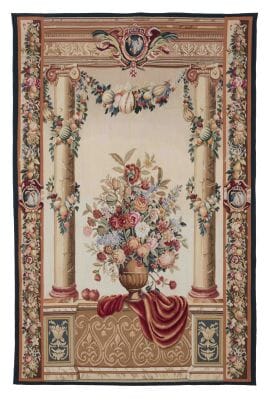 Chateau Columns Handwoven Tapestry - 168 x 110 cm (5'5" x 3'6") - Requires Rod Size 3