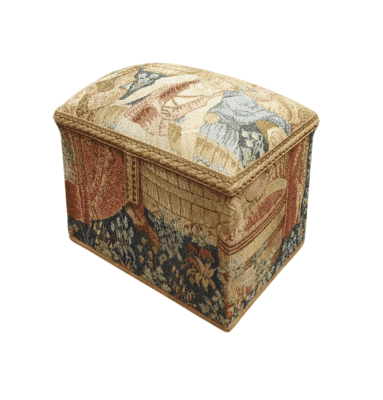 Winemakers Tapestry Jewellery Box - H.18 x W.21 x D.15 cm - 1 Piece Remaining!