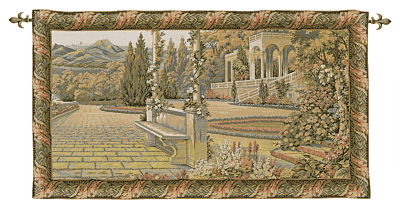 The Terrace (Without Loops) Loom Woven Tapestry - 62 x 110 cm (2'0" x 3'7") - Requires Rod Size 3