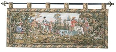 Horsemanship (With Loops) Loom Woven Tapestry - 64 x 143 cm (2'1" x 4'8") - Requires Rod Size 4