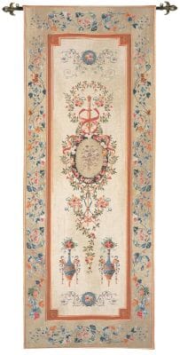 Aubusson Portiere Loom Woven Tapestry - 185 x 71 cm (6'1" x 2'4") - Requires Rod Size 2