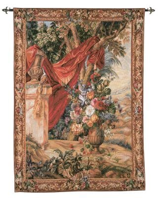 Bouquet Drape Loom Woven Tapestry - 150 x 107 cm (4'11" x 3'6") - Requires Rod Size 3
