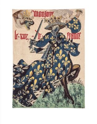 The King of France Loom Woven Tapestry - 2 Sizes Available
