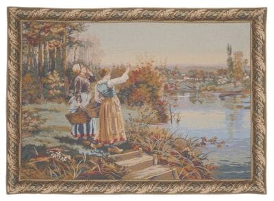 Hailing the Ferryman Loom Woven Tapestry - 163 x 215 cm (5'4" x 7'1") - Requires Rod Size 5