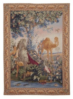 The Draped Horse Loom Woven Tapestry - 198 x 142 cm (6'6" x 4'8") - Requires Rod Size 4