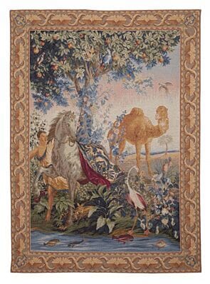 The Draped Horse Loom Woven Tapestry - 84 x 64 cm (2'4" x 2'1") - Requires Rod Size 2 - Last Piece Remaining!