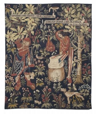 Medieval Forger Loom Woven Tapestry - 155 x 130 cm (5'1" x 4'3") - Requires Rod Size 3