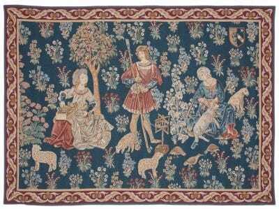 Medieval Woolworkers Loom Woven Tapestry - 157 x 215 cm (5'2" x 7'1") - Requires Rod Size 5