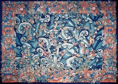 Verdure de Grammont Loom Woven Tapestry - 130 x 182 cm (4'3" x 6'0") - Requires Rod Size 5