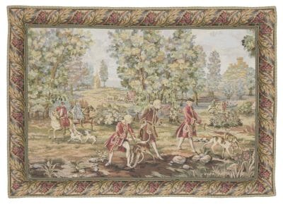Chasse a la Campagne Loom Woven Tapestry - 88 x 144 cm (2'11" x 4'9") - Requires Rod Size 3