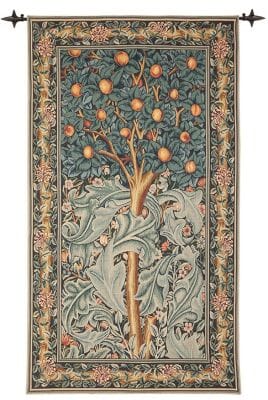 Morris Fruit Tree Loom Woven Tapestry - 152 x 84 cm / 5'0" x 2'9" - Requires Rod Size 2