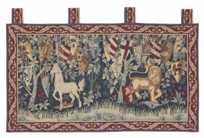 Knights of King Arthur Loom Woven Tapestry - 2 Sizes Available