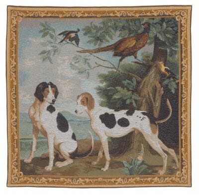 The Kings Dogs Loom Woven Tapestry - 71 x 74 cm (2'4" x 2'5") - Requires Rod Size 2