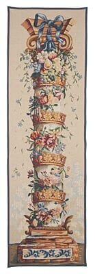 Spring Column Loom Woven Tapestry - 235 x 72 cm (7'9" x 2'4") - Requires Rod Size 2 - Last Piece Remaining!