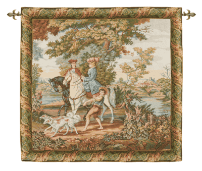 The Riding Loom Woven Tapestry - 81 x 86 cm (2′8" × 2′10") - Requires Rod Size 2 - Last Piece Remaining!