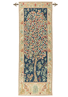 Summer Tree Portiere Loom Woven Tapestry - 177 x 65 cm (5′10" × 2′2") - Requires Rod Size 2