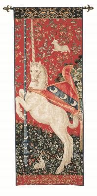 Unicorn Portiere Loom Woven Tapestry - 2 Sizes Available