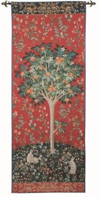 Medieval Tree Portiere Loom Woven Tapestry - 185x70cm (6'1"x2'4") - Requires Rod Size 2