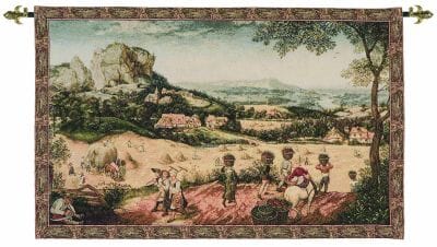 Brueghel Harvest Loom Woven Tapestry - 66 x 106 cm (2'2" x 3'6") - Requires Rod Size 3