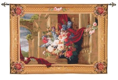 Bouquet Balustrade Loom Woven Tapestry - 2 Sizes Available
