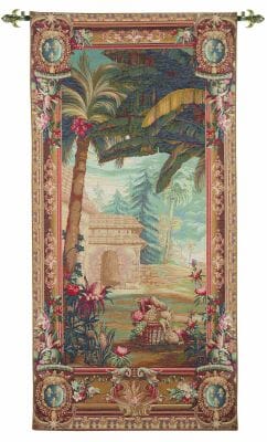 Oriential Portiere I Loom Woven Tapestry - 152 x 75 cm (5'0" x 2'5") - Requires Rod Size 2