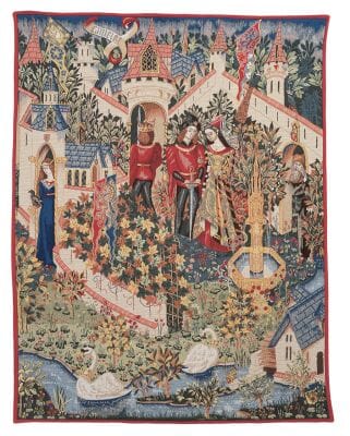 Arthur at Camelot Loom Woven Tapestry - 3 Sizes Available