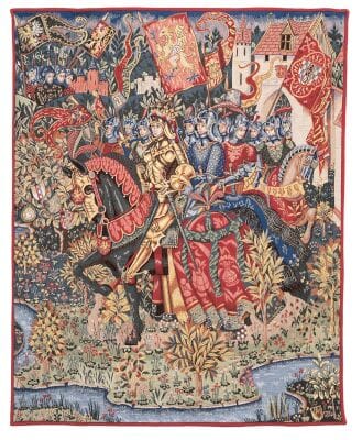 King Arthur and his Knights Loom Woven Tapestry - 3 Sizes Available