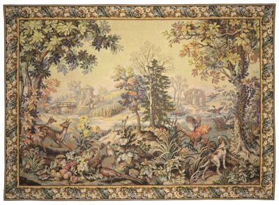 Autumn and Winter Loom Woven Tapestry - 158 x 216 cm (5'2" x 7'1") - Requires Rod Size 5