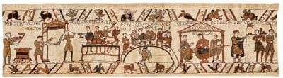 Bayeux - Norman Feast Loom Woven Tapestry - 2 Sizes Available
