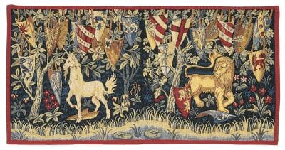 Knights of King Arthur Loom Woven Tapestry - 45 x 90 cm (1'6" x 2'11") - Requires Rod Size 2