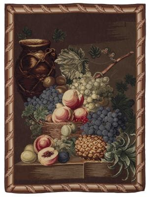 Fruit Harvest Needlepoint Tapestry - 188 x 138 cm (6'2" x 4'5") - Requires Rod Size 4
