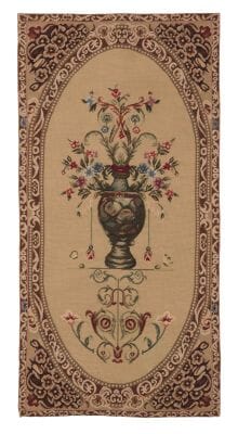 Vase & Butterflies Needlepoint Tapestry - 180 x 76 cm (5'10" x 2'5") - Requires Rod Size 2