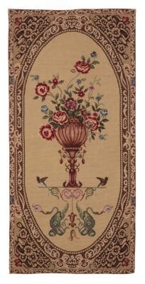 Vase & Birds Needlepoint Tapestry - 180 x 76 cm (5'10" x 2'5") - Requires Rod Size 2