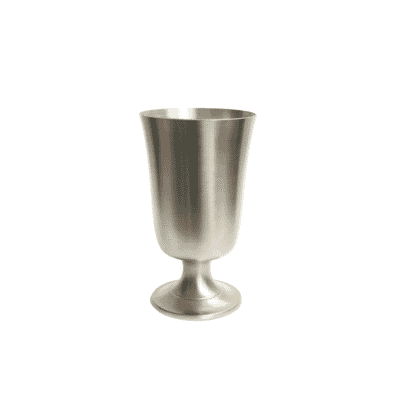 Medieval Pewter Goblet - Approx. H.16 x W.9.5 cm - Last Piece Remaining!