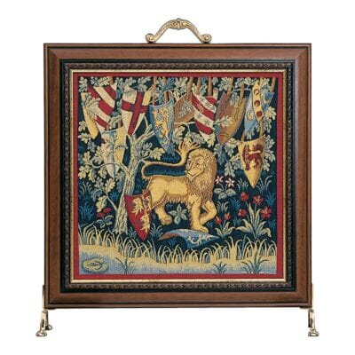King Arthur Lion Tapestry Firescreen