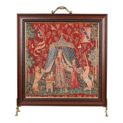 Lady with the Tent Tapestry Firescreen
