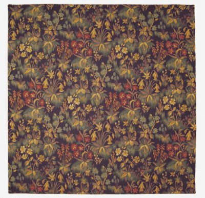 Tudor Mille Fleur Tapestry Throw - 147 x 147cm (57" x 57")