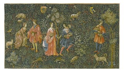La Danse Silkscreen Tapestry - 102 x 180 cm (3'4" x 5'11") - Requires Rod Size Size 5