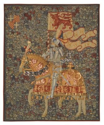 Knight at Montacute Silkscreen Tapestry - 2 Sizes Available