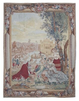 Le Concert d'Avril (Woollen) Silkscreen Tapestry Silkscreen Tapestry - 244 x 182 cm (8'0" x 6'0") - Requires Rod Size Size 5