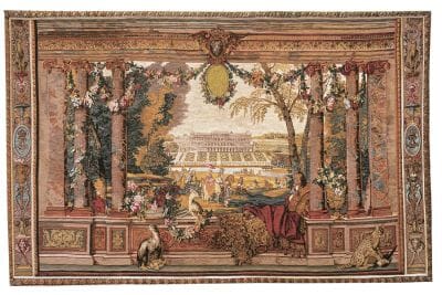 Chateau de Saint Germain Silkscreen Tapestry - 120 x 185 cm (3'11" x 6'1") - Requires Rod Size Size 5