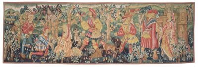 La Vie Medieval (Medieval Life) Silkscreen Tapestry - 104 x 325 cm (3'5" x 10'8") - Requires Concealed Wooden Batten