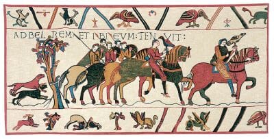 Bayeux - Harold in Normandy Silkscreen Tapestry - 70 x 142 cm (2'3" x 4'8") - Requires Rod Size Size 4